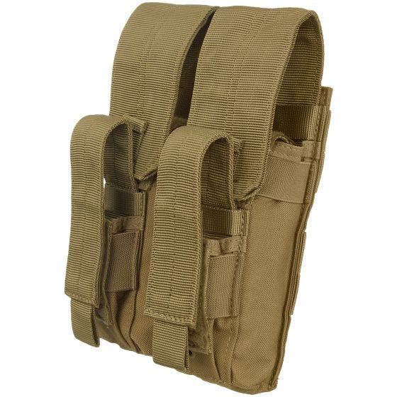 Condor astuccio portacaricatore doppio AK Kangaroo in Coyote Brown