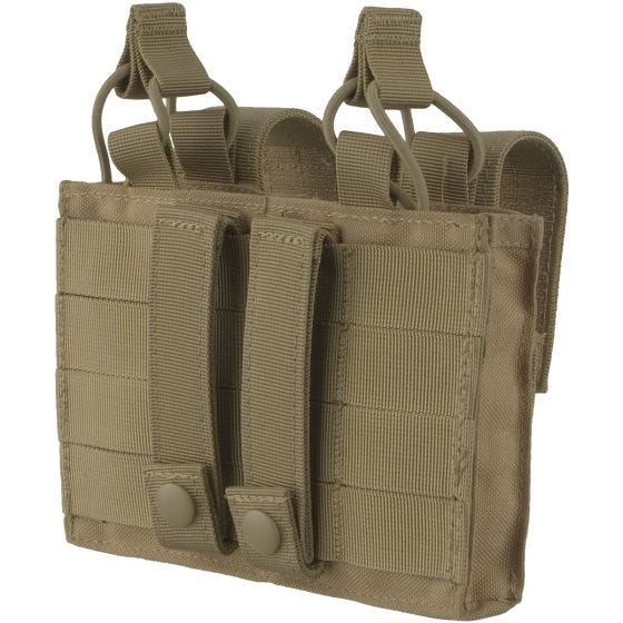 Condor astuccio portacaricatore doppio M14 Kangaroo in Coyote Brown