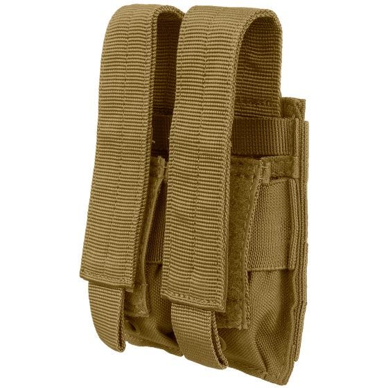 Condor astuccio portacaricatore doppio per pistola in Coyote Brown
