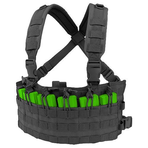 Condor chest rig da assalto rapido in nero