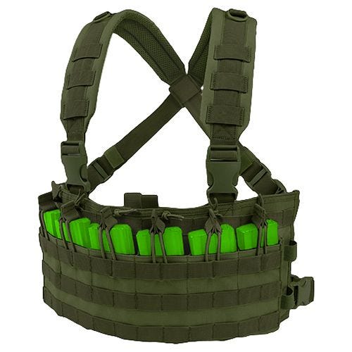 Condor chest rig da assalto rapido in Olive Drab