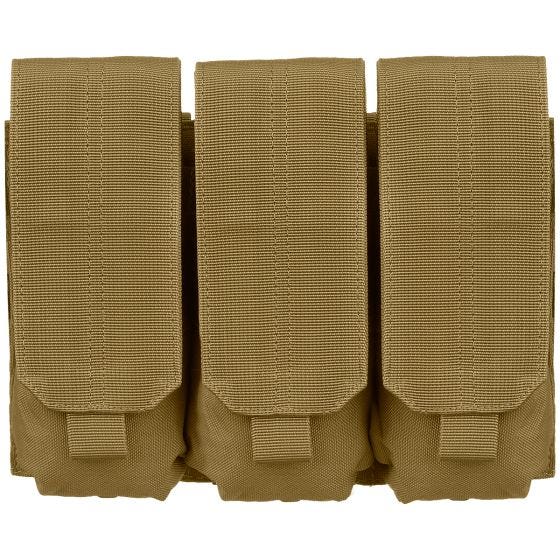 Condor astuccio portacaricatore triplo M4/M16 con attacco MOLLE in Coyote Brown