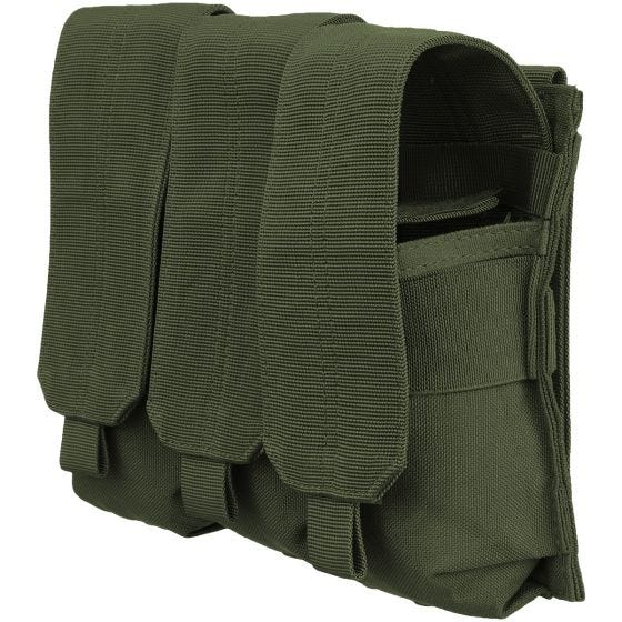 Condor portacaricatore triplo M4/M16 con attacco MOLLE in Olive Drab