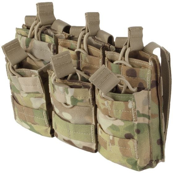 Condor portacaricatore modulare triplo M4/M16 in MultiCam