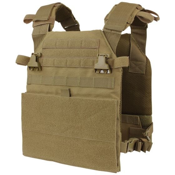 Condor Plate Carrier Vanquish in Coyote Brown