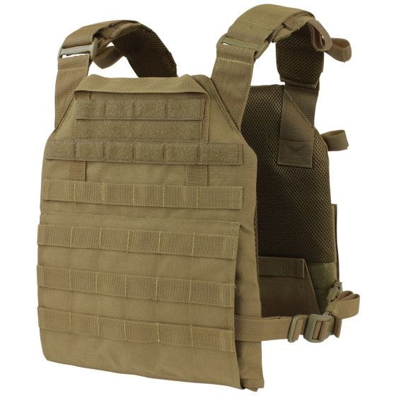 Condor Plate Carrier Vanquish in Coyote Brown