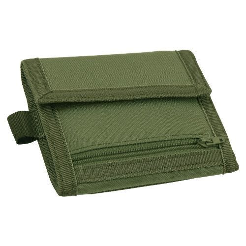 Condor portafoglio pieghevole a tra facciate VAULT in Olive Drab