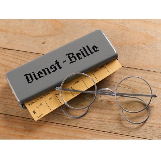 Mil-Tec Dienst-Brille con Custodia in Metallo