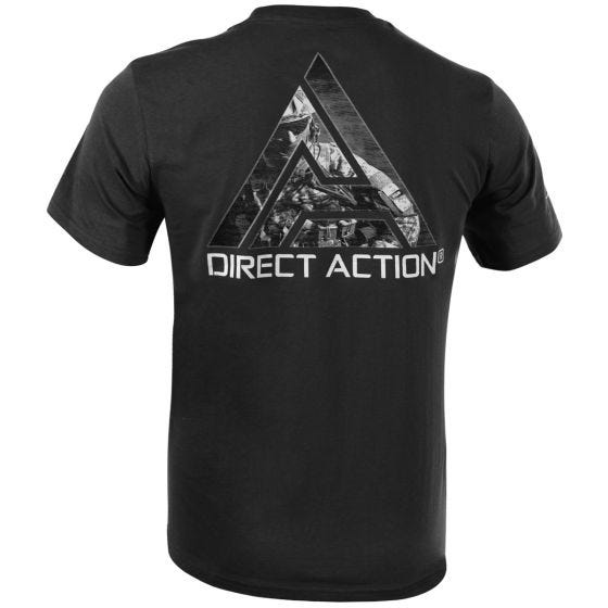 Direct Action Logo D.A. 3 T-Shirt in nero
