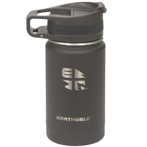 Earthwell borraccia Roaster Loop da 355 ml in Volcanic Black