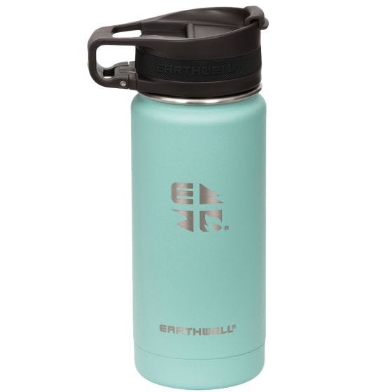 Earthwell borraccia Roaster Loop da 473 ml in Aqua Blue