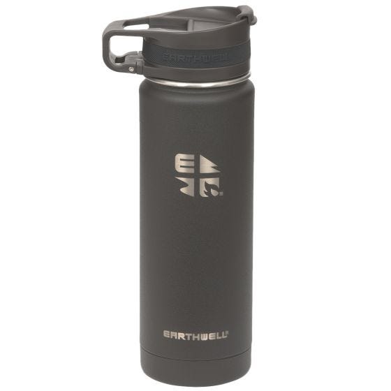 Earthwell borraccia Roaster Loop da 592 ml in Volcanic Black