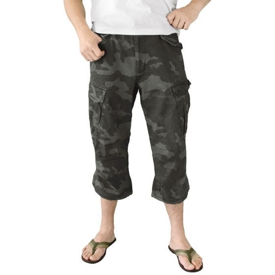 Surplus shorts Engineer Vintage 3/4 in Black Camo