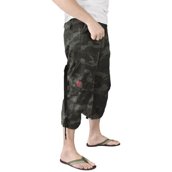 Surplus shorts Engineer Vintage 3/4 in Black Camo
