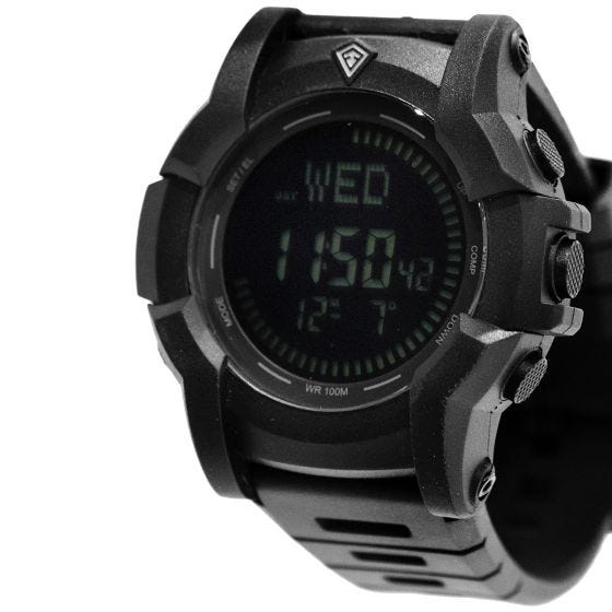 First Tactical orologio Canyon digitale con bussola in nero
