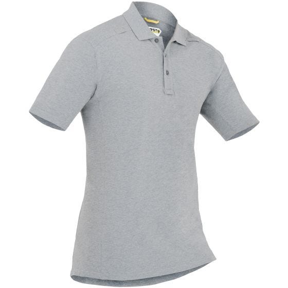 First Tactical maglietta uomo stile polo a manica corta con tasca per penna in Heather Grey