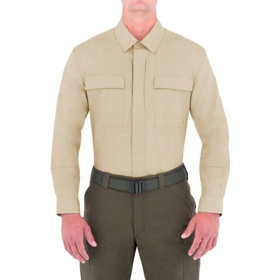 First Tactical camicia BDU Specialist maniche lunghe uomo in kahki