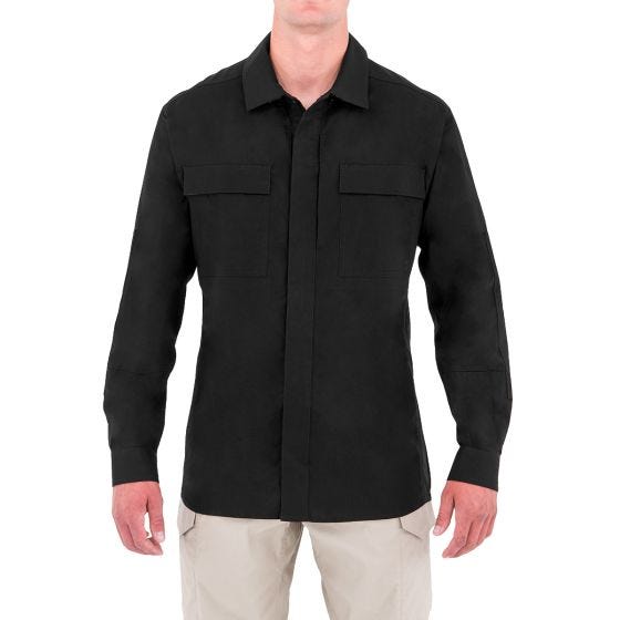 First Tactical camicia BDU Tactix a maniche lunghe uomo in nero