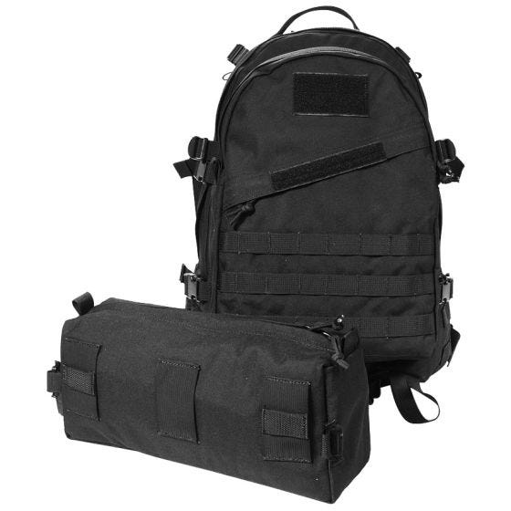 Flyye borsa aggiuntiva per zaino MOLLE AIII in nero