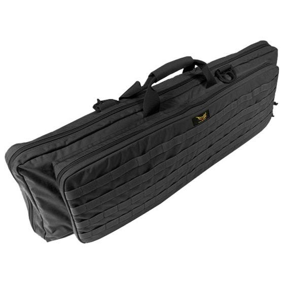 Flyye borsa per fucile Deformation con sistema MOLLE in nero