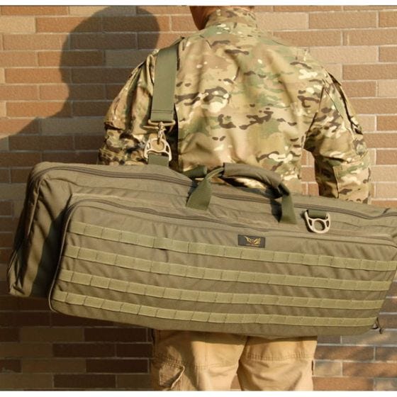 Flyye borsa per fucile Deformation con sistema MOLLE in Coyote Brown