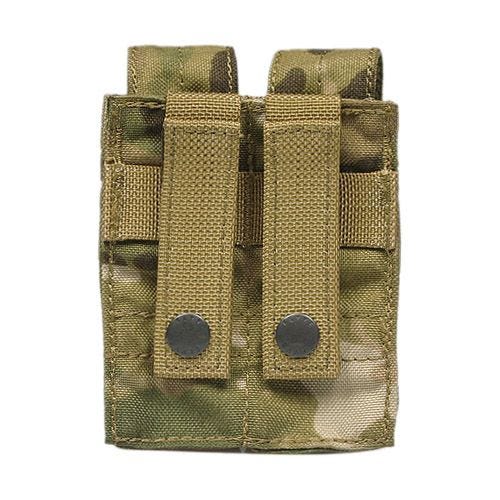 Flyye custodia doppia portacaricatore 9 mm con attacco MOLLE ver. FE in MultiCam