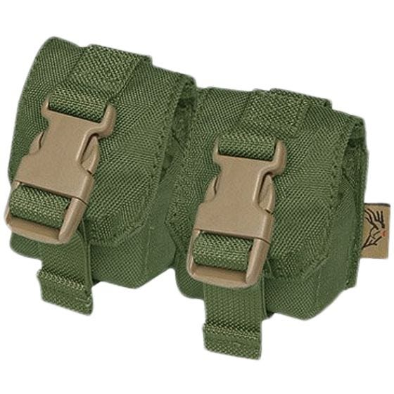 Flyye tasca doppia porta bombe a mano in Olive Drab