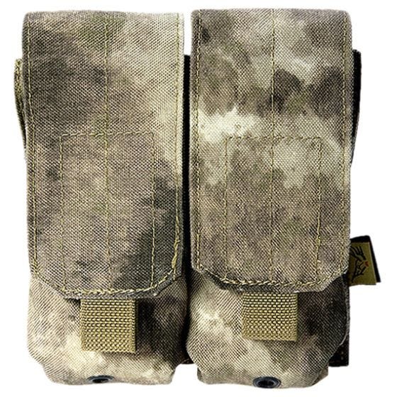 Flyye custodia doppia portacaricatore M4/M16 con attacco MOLLE in A-TACS AU