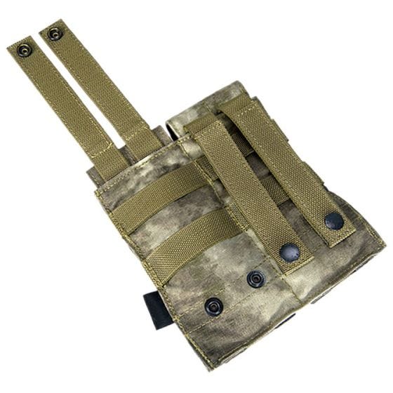 Flyye custodia doppia portacaricatore M4/M16 con attacco MOLLE in A-TACS AU