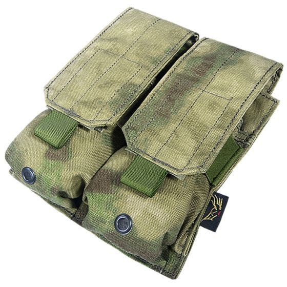 Flyye custodia doppia portacaricatore M4/M16 con attacco MOLLE in A-TACS FG