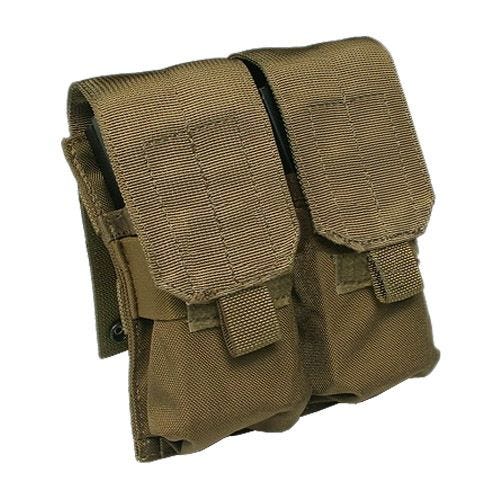 Flyye custodia doppia portacaricatore M4/M16 con attacco MOLLE in Coyote Brown