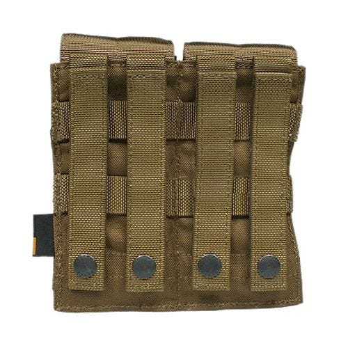 Flyye custodia doppia portacaricatore M4/M16 con attacco MOLLE in Coyote Brown
