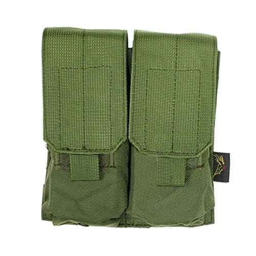 Flyye custodia doppia portacaricatore M4/M16 con attacco MOLLE in Olive Drab