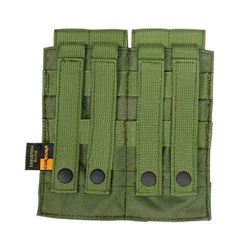 Flyye custodia doppia portacaricatore M4/M16 con attacco MOLLE in Olive Drab