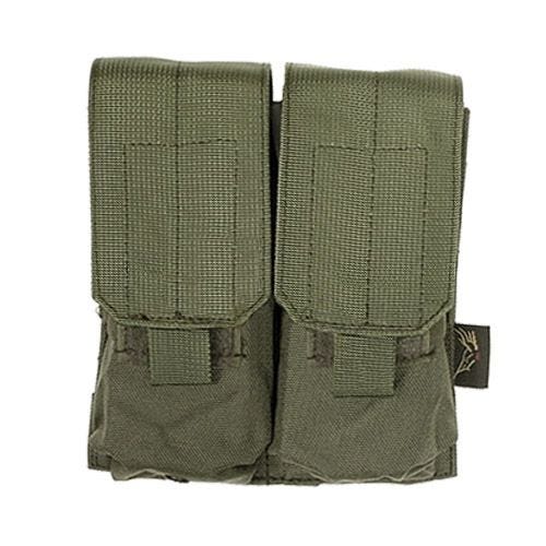 Flyye custodia doppia portacaricatore M4/M16 con attacco MOLLE in Ranger Green