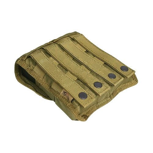 Flyye custodia doppia portacaricatore M4/M16 con attacco MOLLE ver. FE in cachi