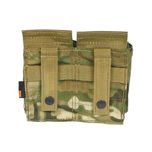 Flyye custodia doppia porta-caricatori M4/M16 + 4 caricatori pistola con attacco MOLLE in MultiCam