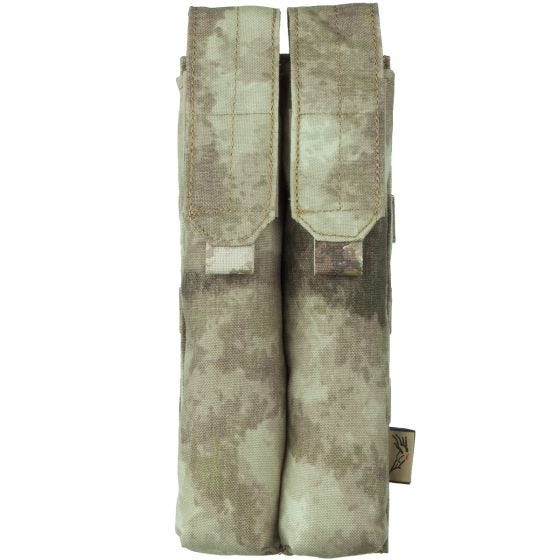 Flyye custodia doppia portacaricatore P90/UMP con attacco MOLLE in A-TACS AU