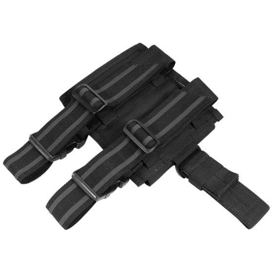 Flyye doppio portacaricatore cosciale M4/M16 in nero