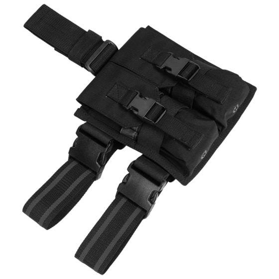 Flyye doppio portacaricatore cosciale M4/M16 in nero