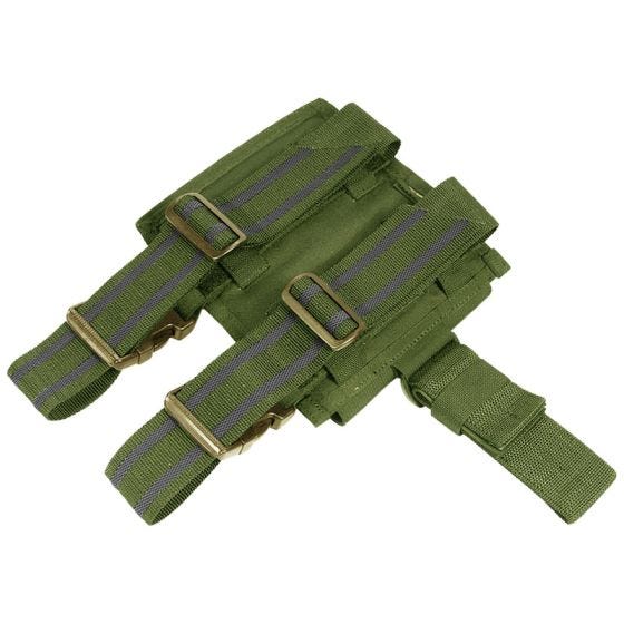 Flyye doppio portacaricatore cosciale M4/M16 in Olive Drab