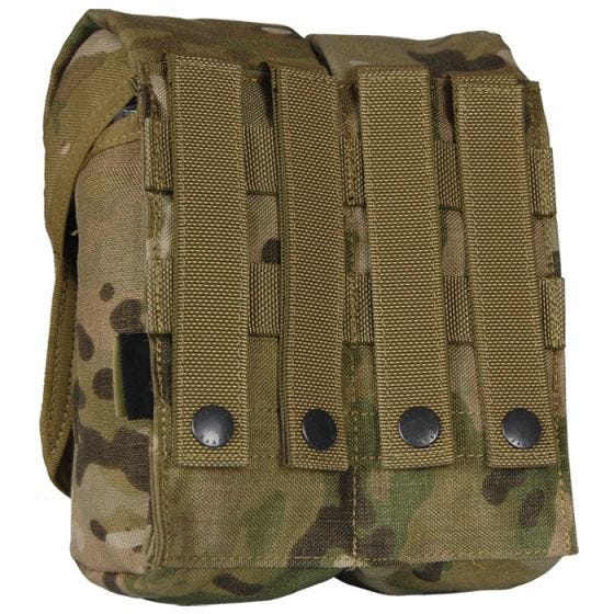 Flyye custodia doppia portacaricatore AK con attacco MOLLE in MultiCam