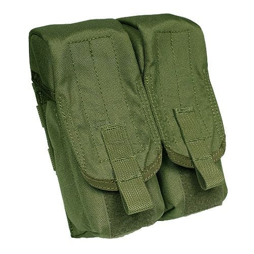 Flyye custodia doppia portacaricatore AK con attacco MOLLE in Olive Drab