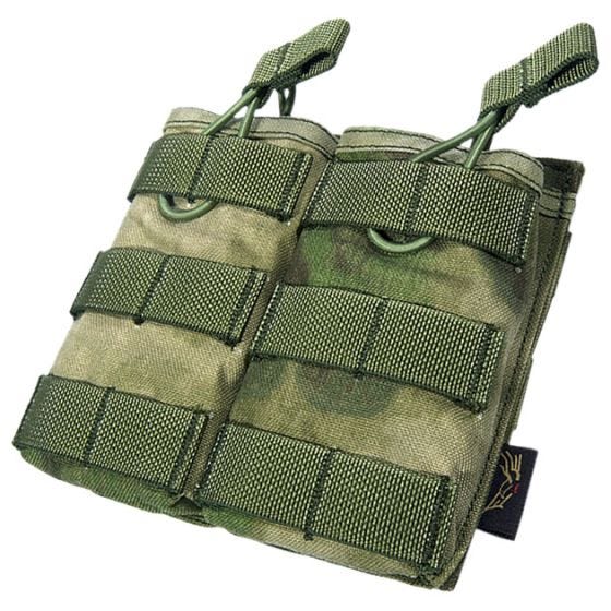 Flyye astuccio universale portacaricatore doppio EV MOLLE EV in A-TACS FG
