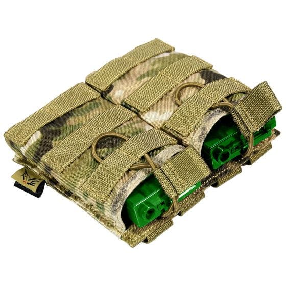 Flyye astuccio universale portacaricatore doppio MOLLE EV in MultiCam