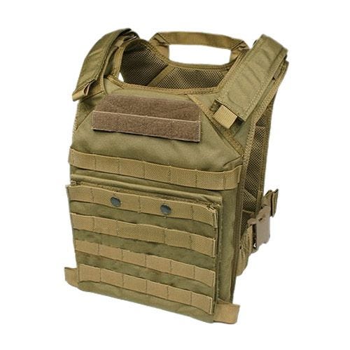 Flyye gilet FAPC GEN 2 con porta piastre mobile aggiuntivo in cachi