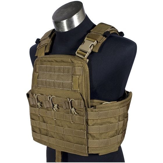 Flyye Plate Carrier compatto Field Compact in Coyote Brown
