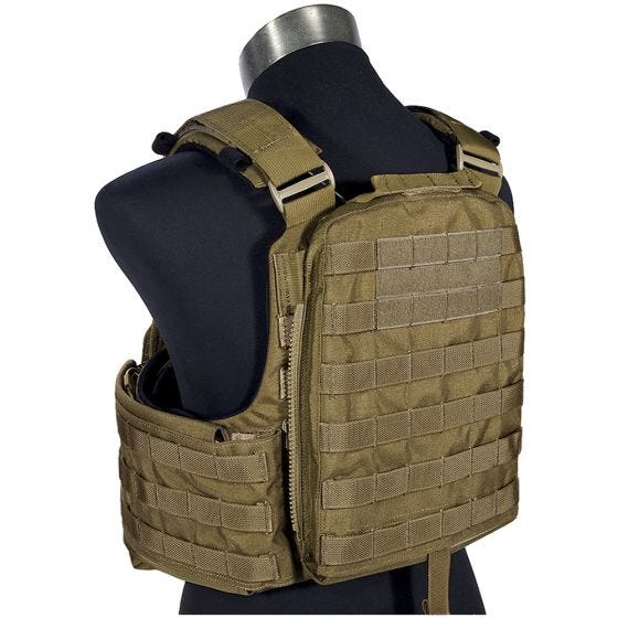 Flyye Plate Carrier compatto Field Compact in Coyote Brown