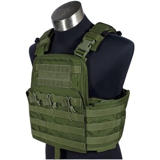 Flyye Plate Carrier compatto Field Compact in Olive Drab