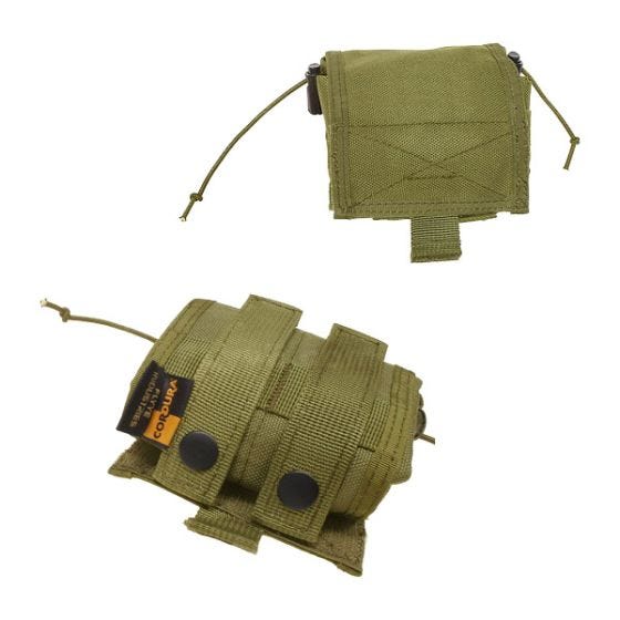 Flyye astuccio pieghevole portacaricatore MOLLE in cachi